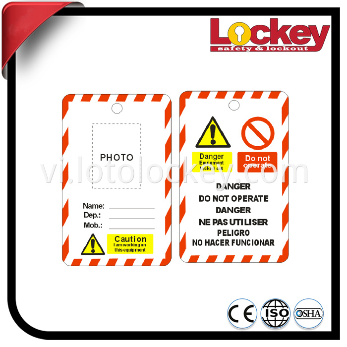 Safety Warning Tag